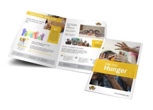  Example of a bi-fold brochure for a nonprofit - missionprint.com     